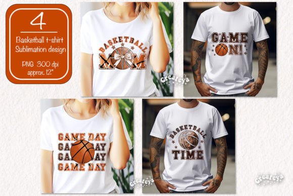 Basketball Game Day Sublimation T-shirt