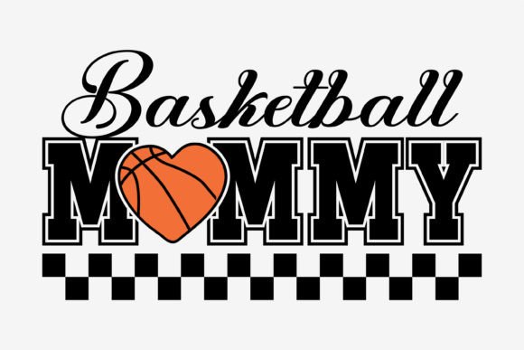 Basketball Mommy Retro Svg Png Mama Mom