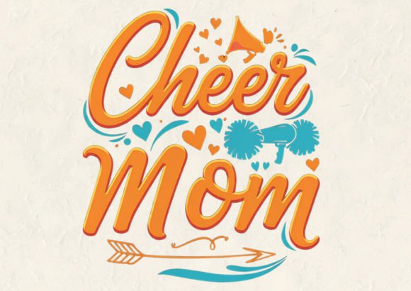 Cheer Mom T-Shirt Design