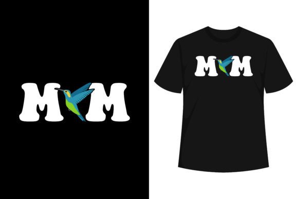 Cute Hummingbird Mom Love Bird T-shirt