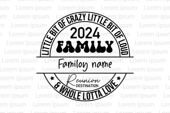 Family Reunion SVG 2024