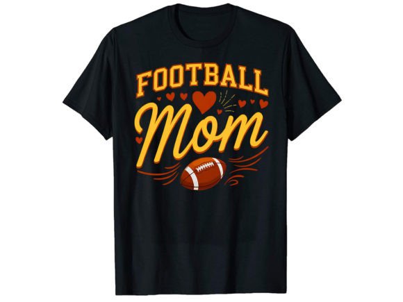 Football Mom T-Shirt Design