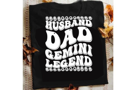 Husband Dad Gemini Legend SVG T-Shirt