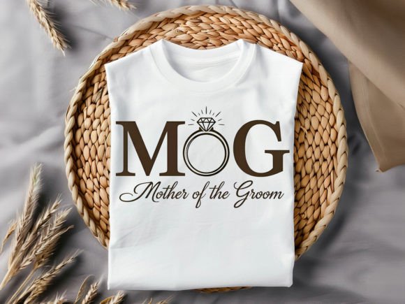 Mom Mother of the Groom T-Shirt Design