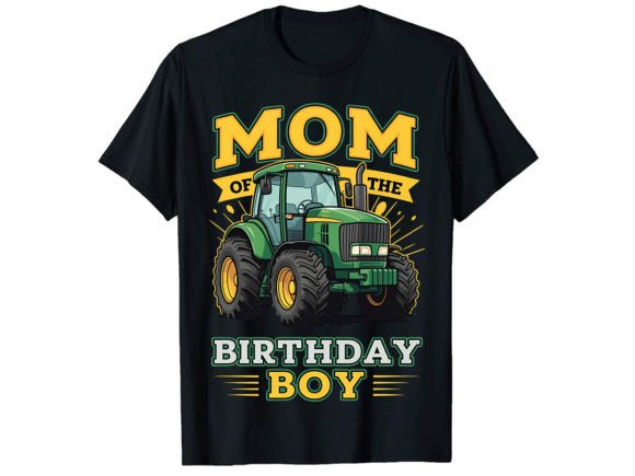 Mom of the Tractor T-Shirt Design