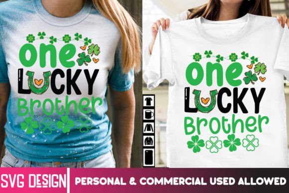 One Lucky Brother SVG Cut Files