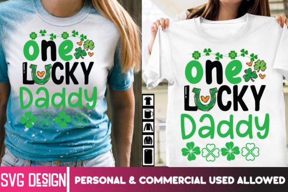 One Lucky Daddy SVG Design, St. Patrick’s