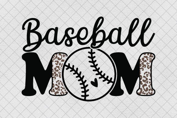 Retro Sport Mama PNG, Baseball Mom PNG
