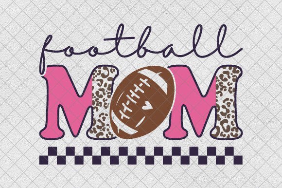Retro Sport Mama PNG Football Mom PNG