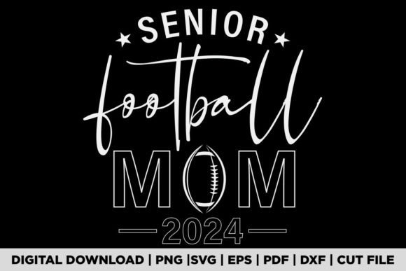 Senior Football Mom 2024 T-shirt