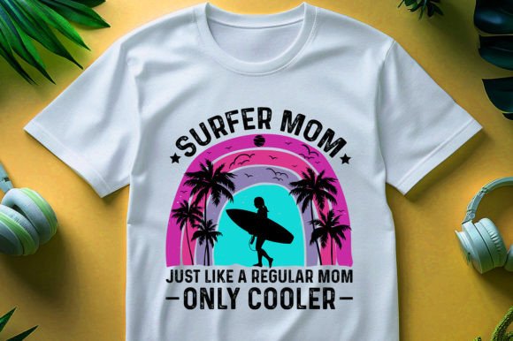 Surfer Mom Just Like a Regular Mom